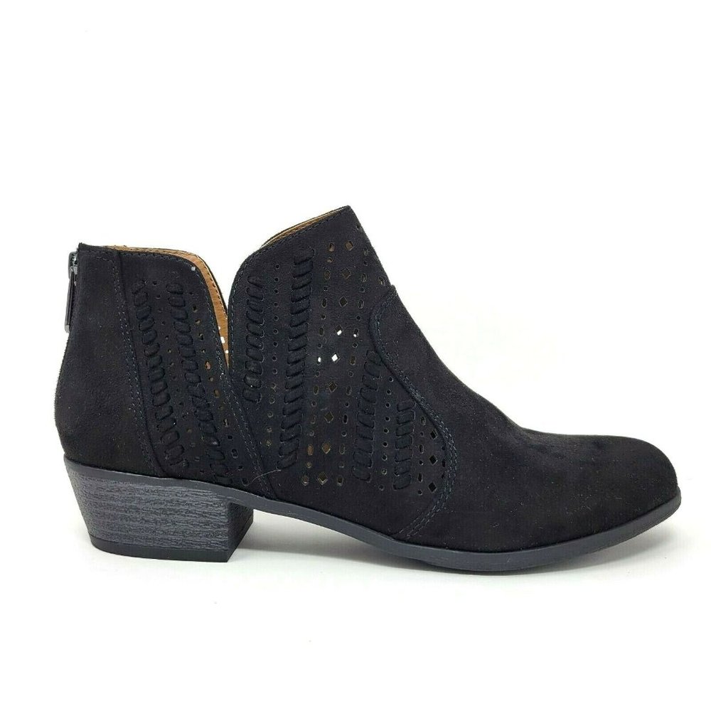NEW INDIGO RD Casey Fabric Ankle Booties